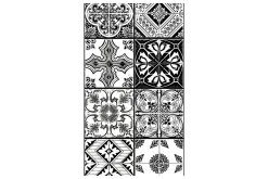 Fototapet Arabesque Black& White 50x1000