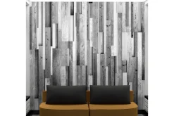 Tapeter-Fototapet Gray Wood 50x1000