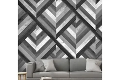 Tapeter-Fototapet Grey Maze 50x1000