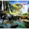 Tapeter-FOTOTAPET Horse Sky Blue Waterfall 200x154