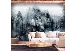 Fototapet Mountain Predator Black And White 300x210