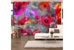 Tapeter-Fototapet Painted Poppies 400x280