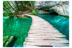 Fototapet Plitvice Lakes nasjonalpark Kroatia 100x70