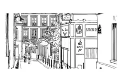 Tapeter-Fototapet XXL A Walk Through Paris Gator 550x270