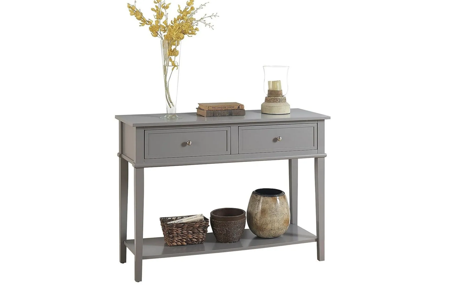 Dorel Home Gangbord|Avlastningsbord-Franklin Konsollbord 104 cm Grå Grey