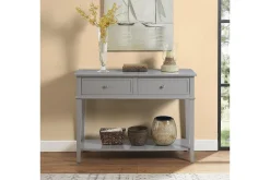 Dorel Home Gangbord|Avlastningsbord-Franklin Konsollbord 104 cm Grå Grey