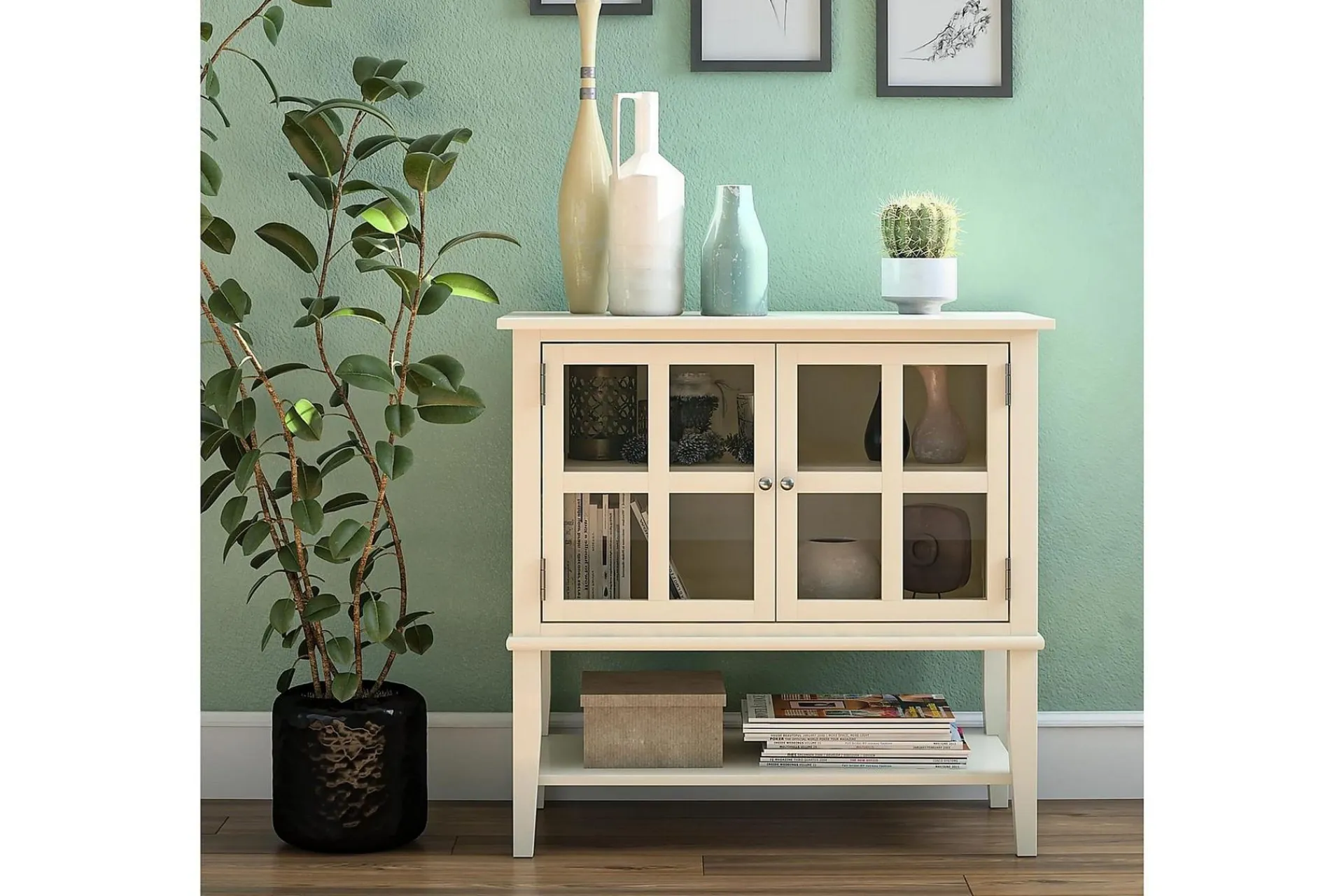 Dorel Home Oppbevaringsskap|Skap-Franklin Oppbevaringsskap 80x40 cm Hvit