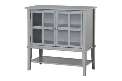 Dorel Home Oppbevaringsskap|Skap-Franklin Oppbevaringsskap 80x40 cm Grå Grey