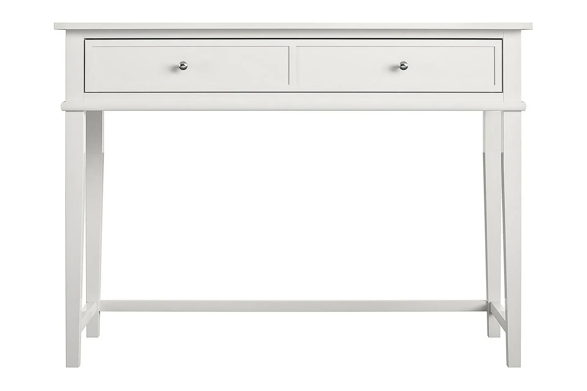 Dorel Home Kontorbord-Franklin Skrivebord 90 cm med Oppbevaringsskuff Hvit