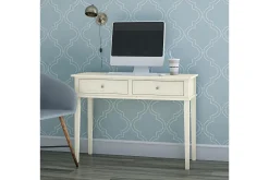 Dorel Home Kontorbord-Franklin Skrivebord 90 cm med Oppbevaringsskuff Hvit
