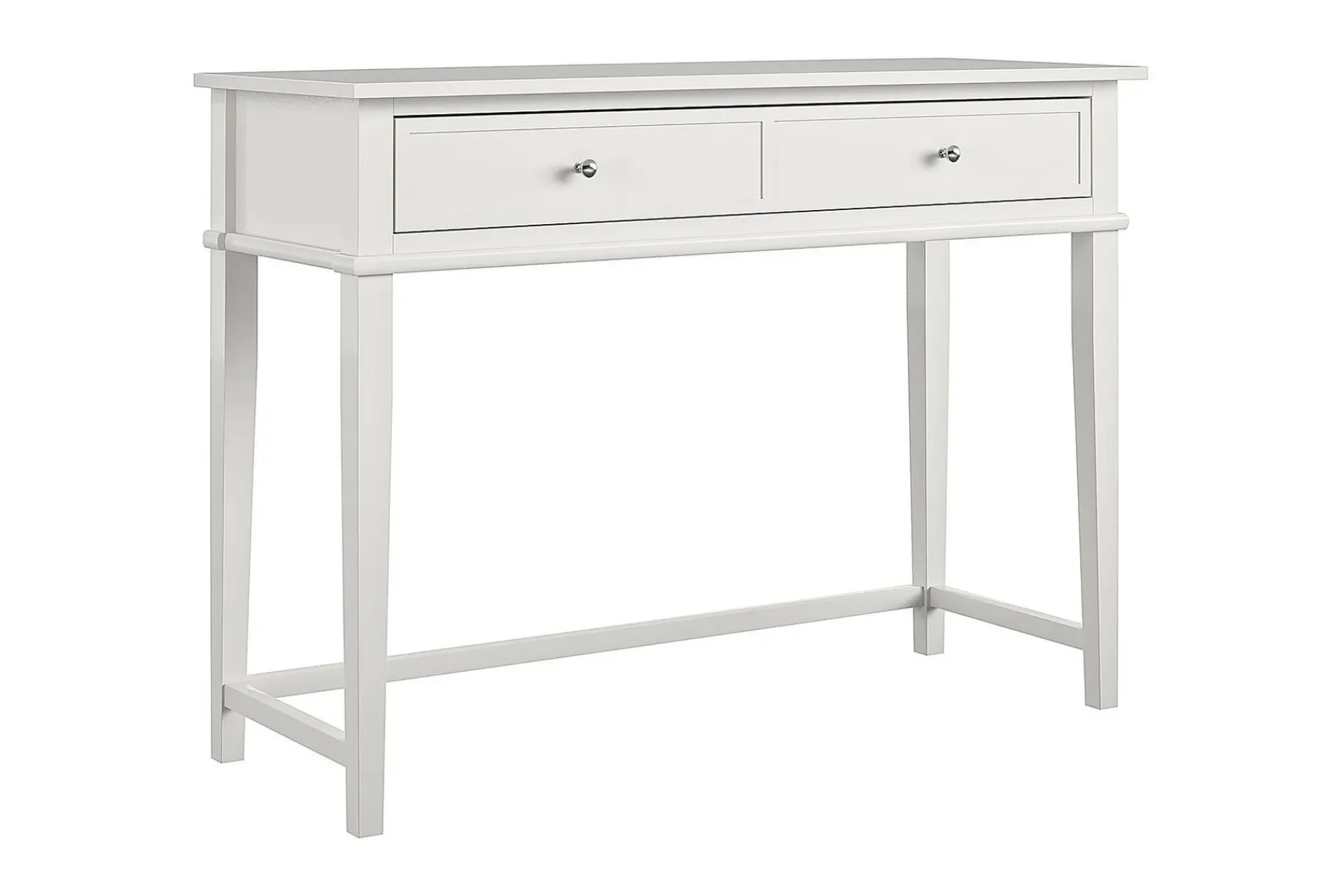 Dorel Home Kontorbord-Franklin Skrivebord 90 cm med Oppbevaringsskuff Hvit