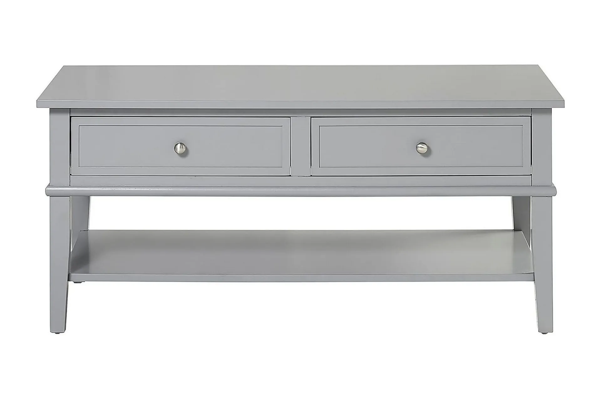 Dorel Home Franklin Sofabord 105 cm med Oppbevaringshylle + 2 Skuffer G