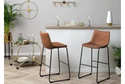 Barmøbler|Barstoler-Franks Barstol 46 cm Brun