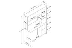 Freal Skrivebord 113 cm