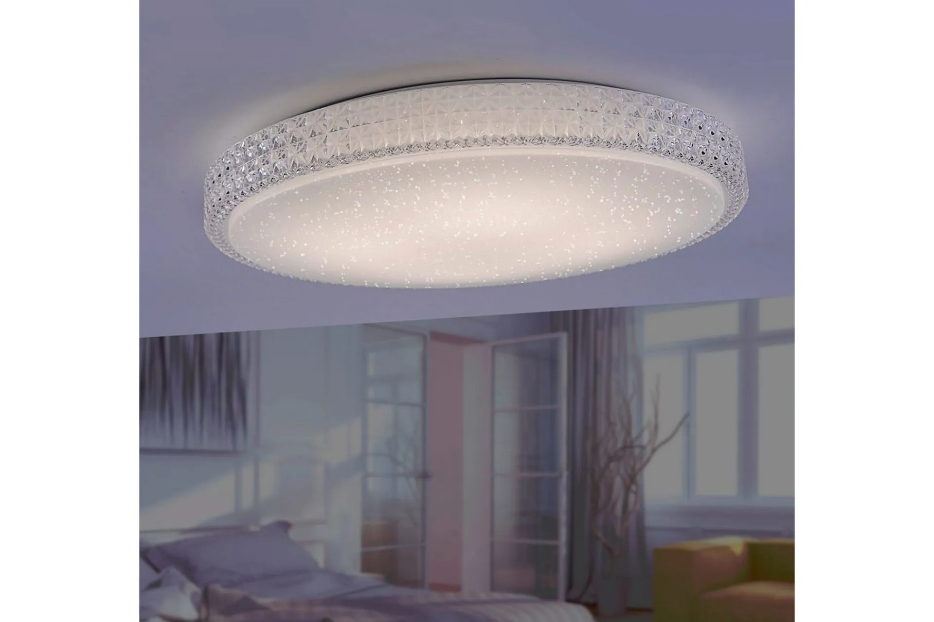 Taklampe|Stuelampe-Frida Just Light Taklampe Transparent