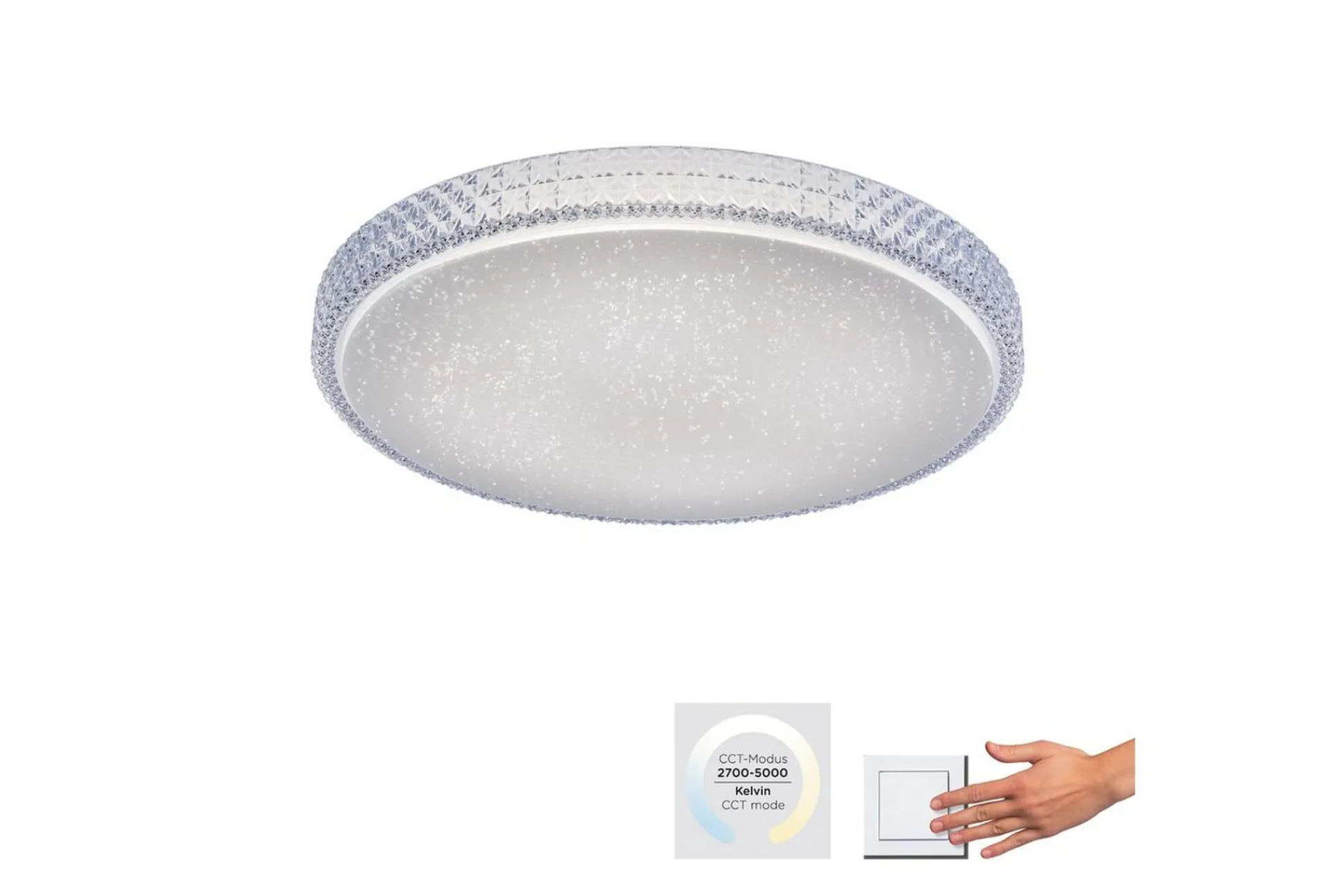 Taklampe|Stuelampe-Frida Just Light Taklampe Transparent