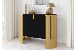 Oppbevaringskiste|Sideboard & Skjenker-Friend Skjenk 120x40 cm Gull,Svart