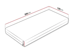Frohike Fjærmadrass 120x200 cm