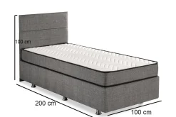 Froknial Oppbevaringsseng 100x200 cm