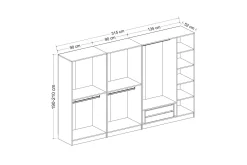 Fruitland Garderobe 315 cm