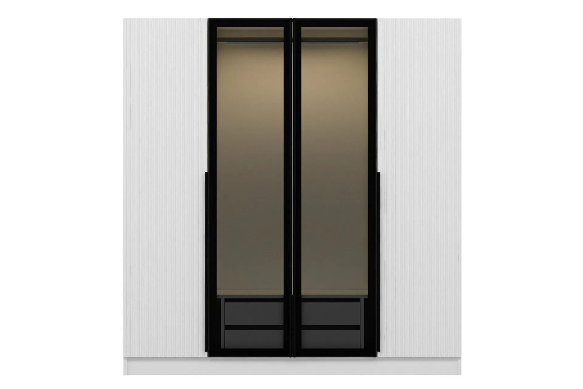Garderober & Garderobesystem-Fruitland Garderobe 180 cm Hvit