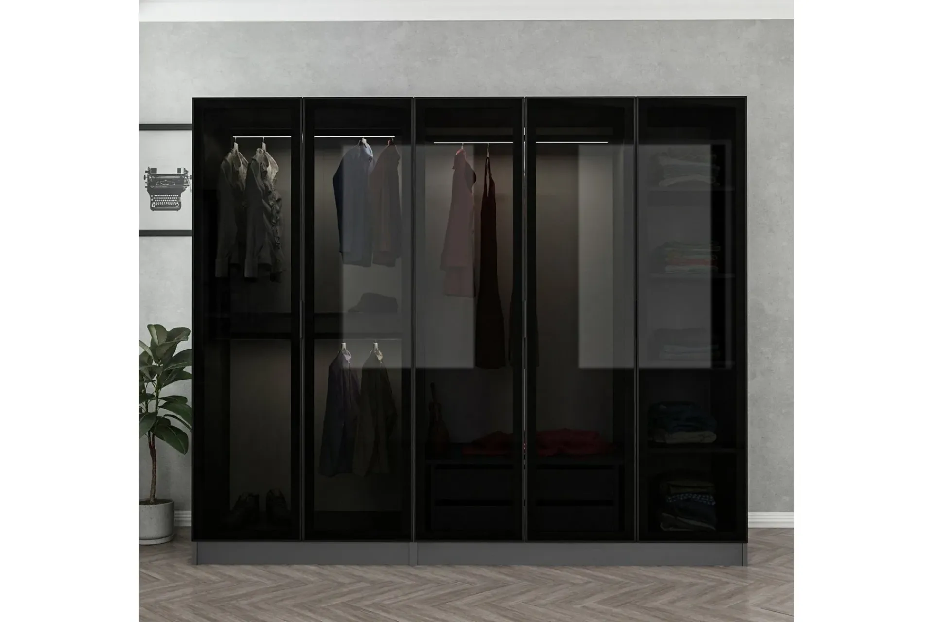 Fruitland Garderobe 225 cm