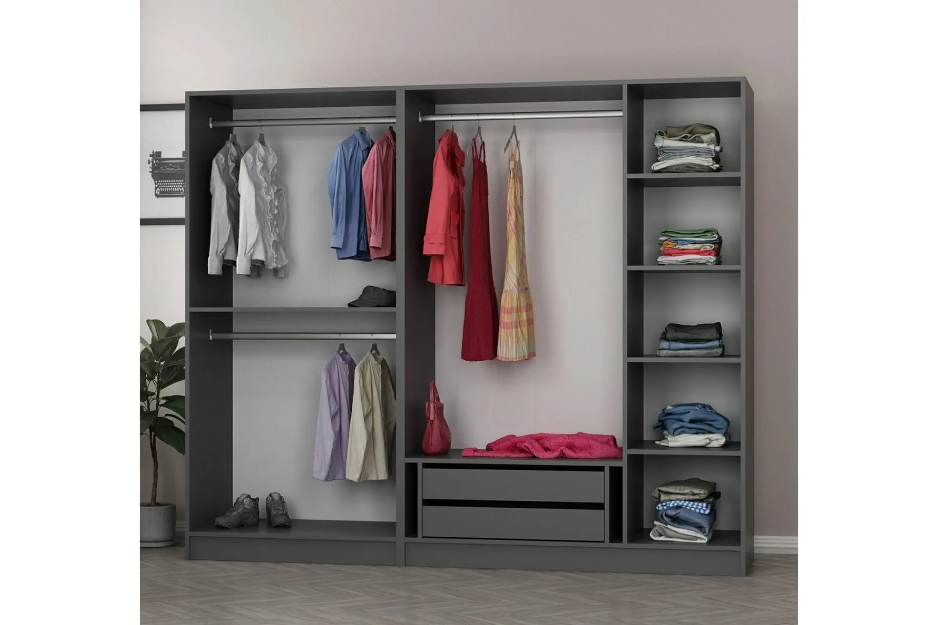 Fruitland Garderobe 225 cm