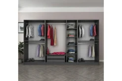 Garderober & Garderobesystem-Fruitland Garderobe 315 cm Antracit
