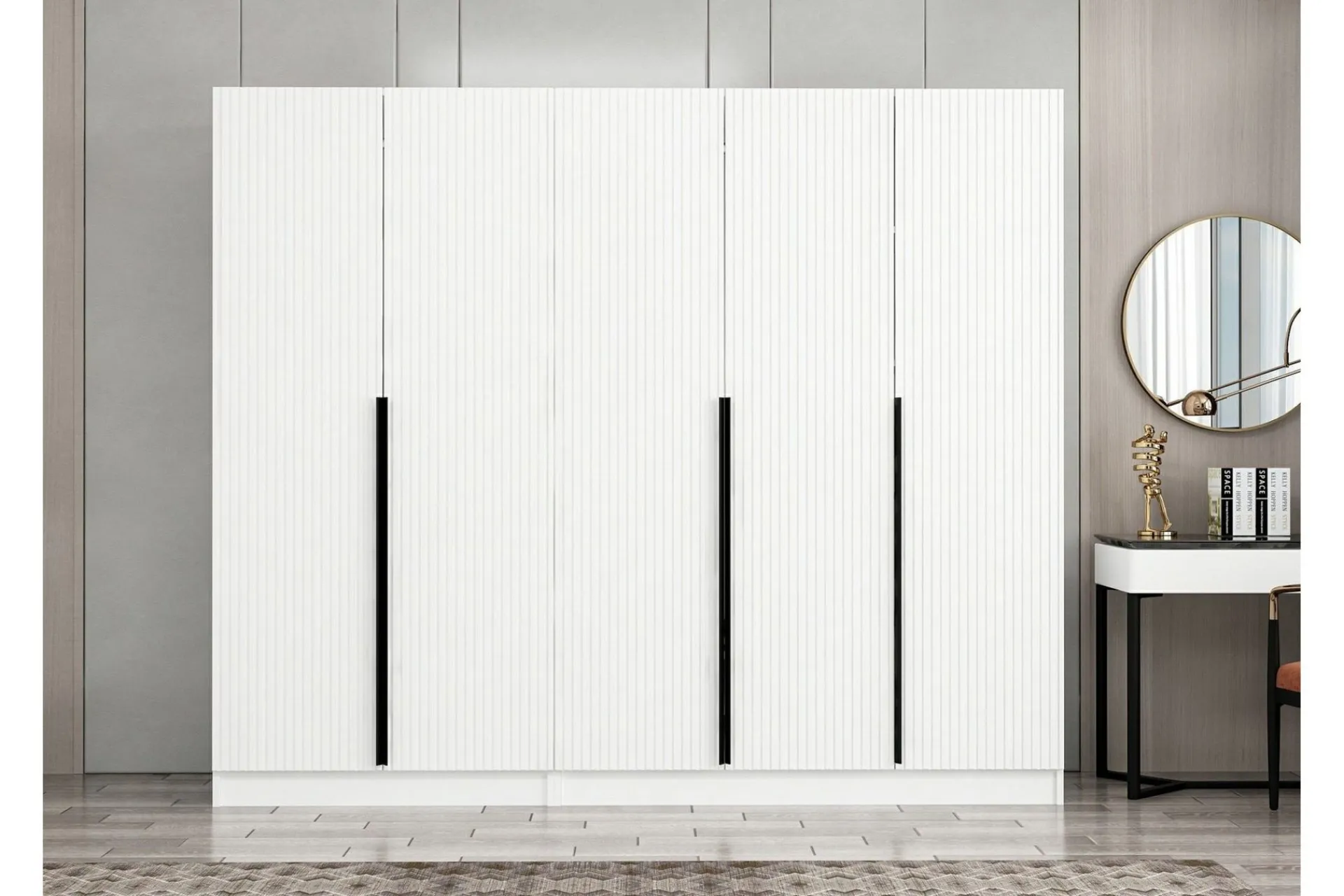Garderober & Garderobesystem-Fruitland Garderobe 225 cm Hvit