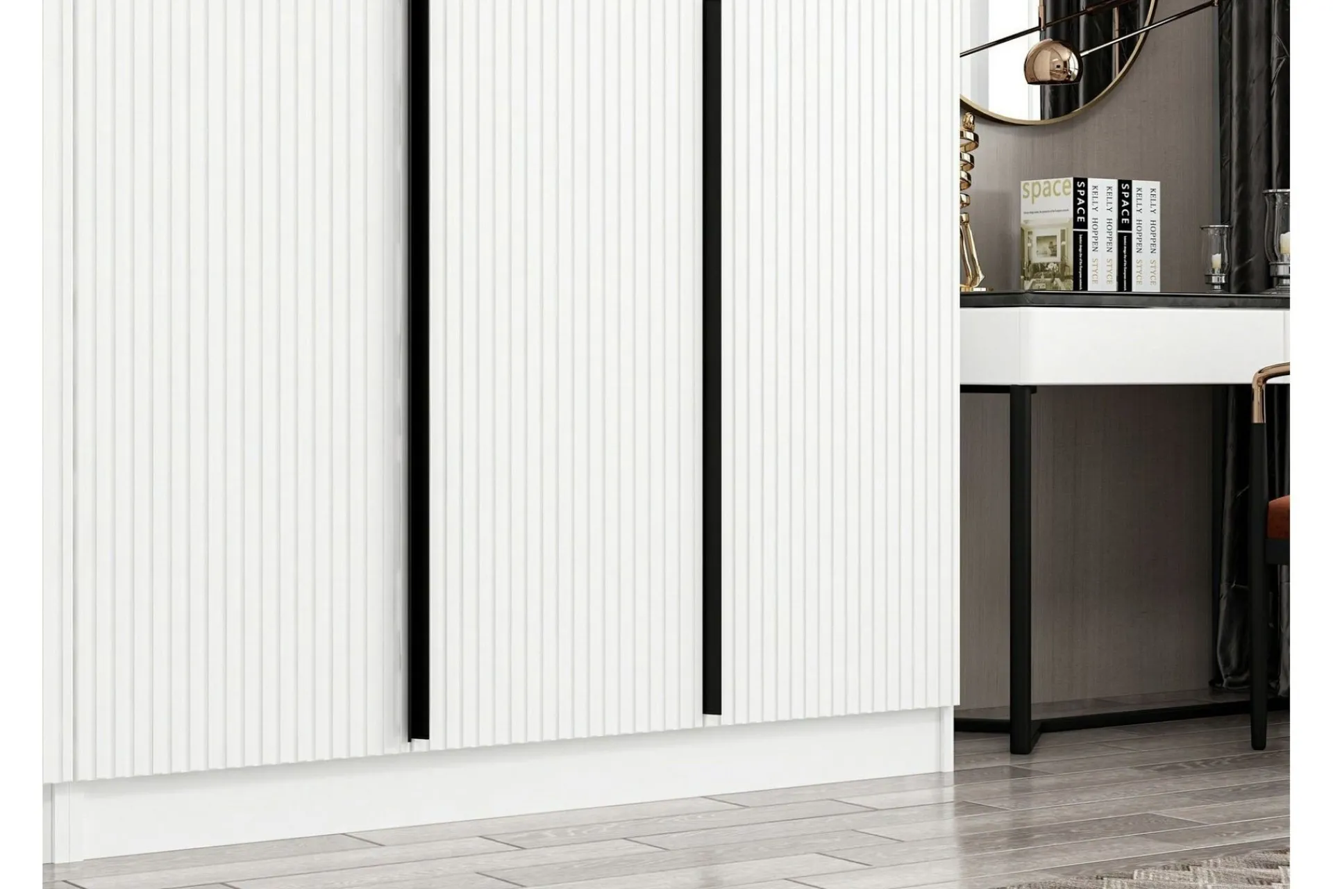 Garderober & Garderobesystem-Fruitland Garderobe 225 cm Hvit
