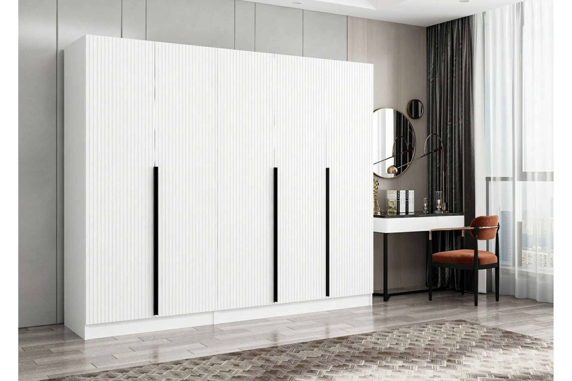Garderober & Garderobesystem-Fruitland Garderobe 225 cm Hvit