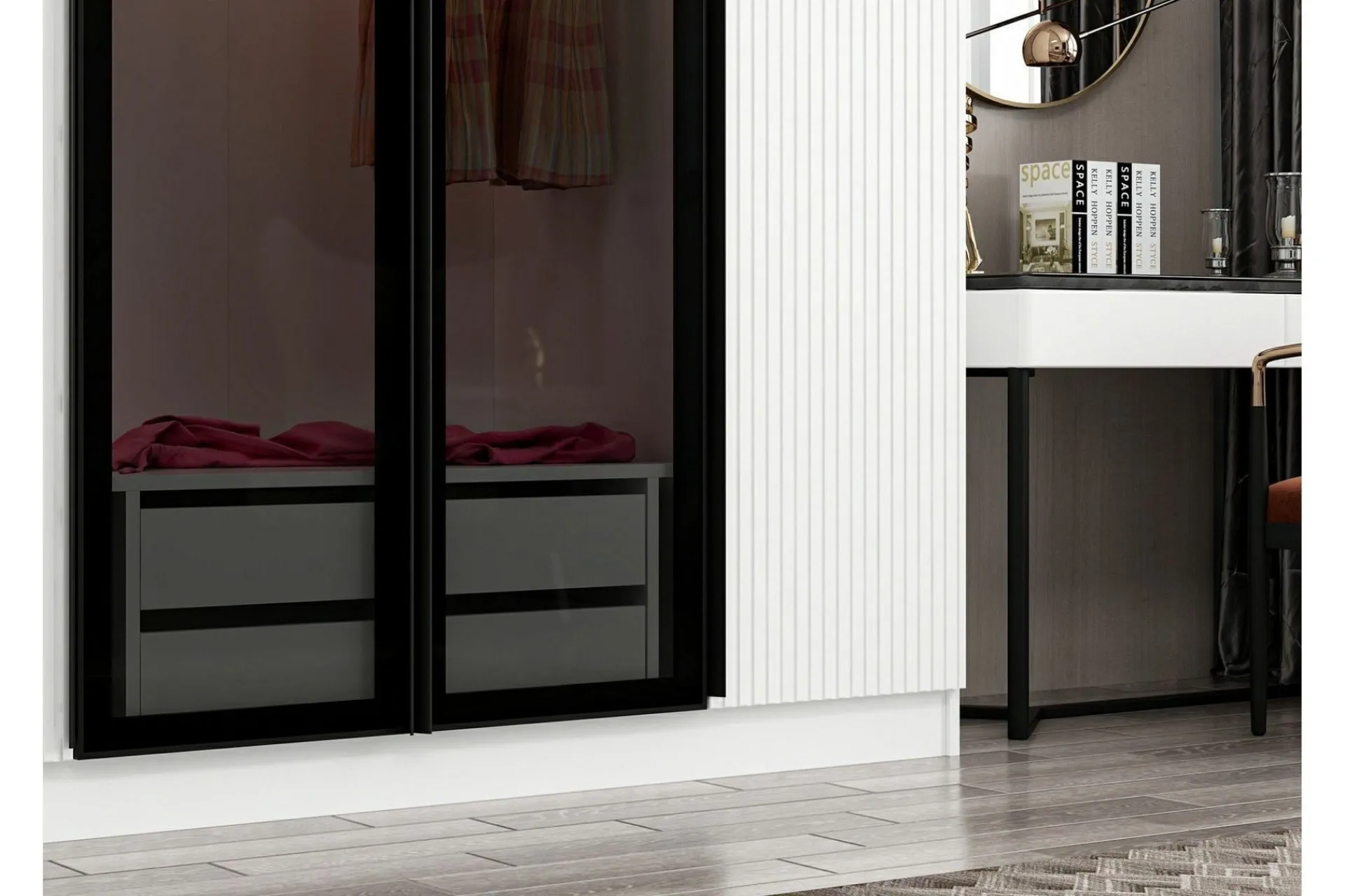 Garderober & Garderobesystem-Fruitland Garderobe 270 cm Hvit