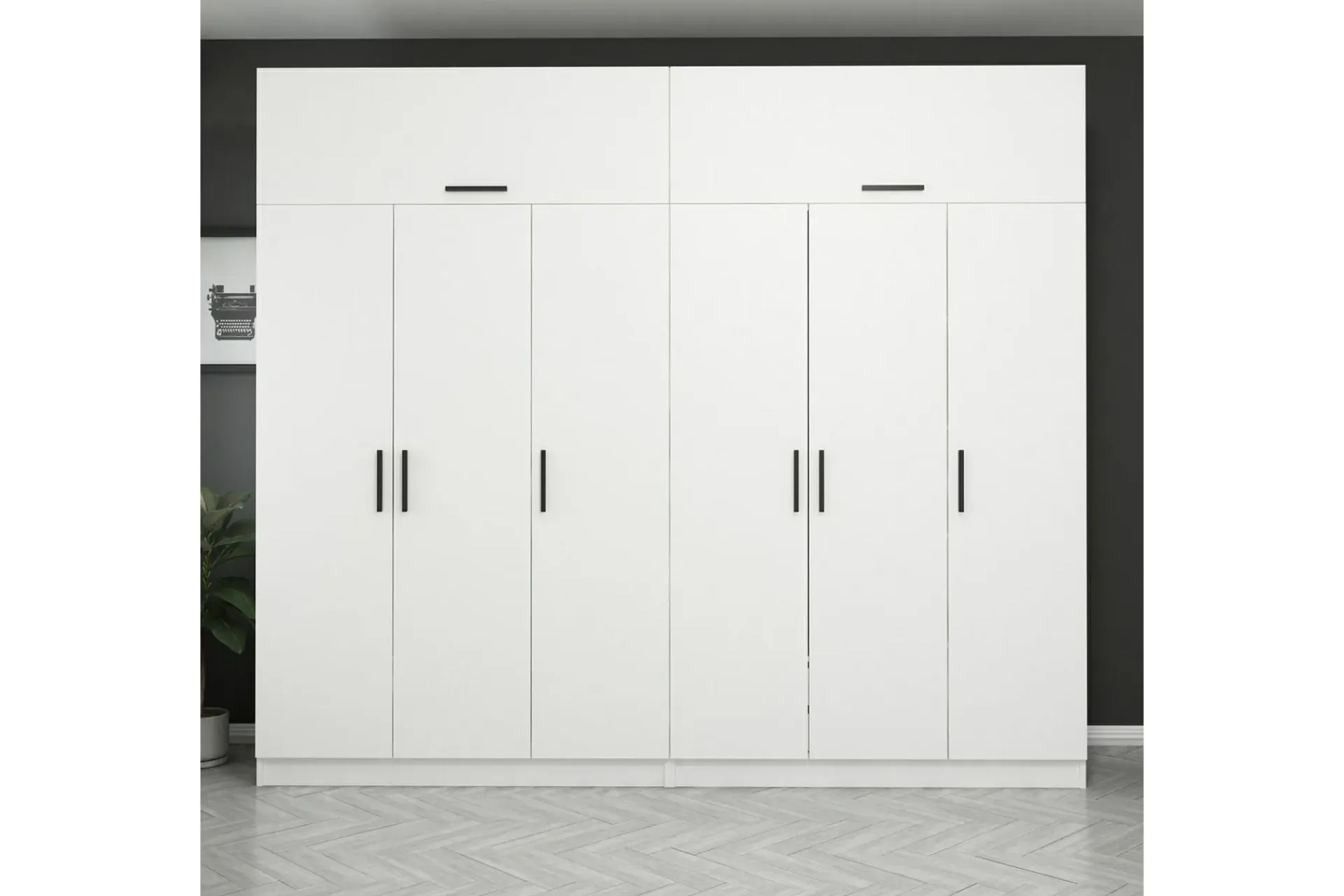Garderober & Garderobesystem-Fruitland Garderobe 270 cm Hvit