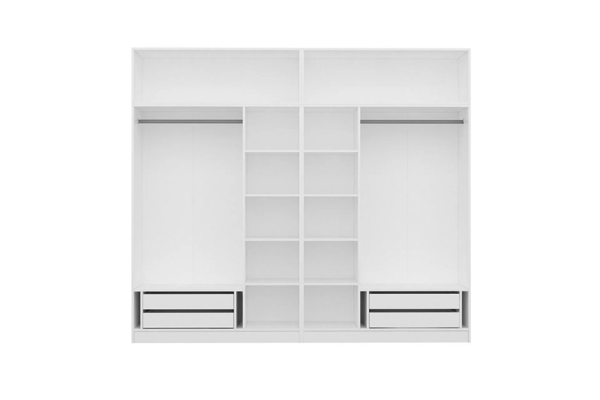 Garderober & Garderobesystem-Fruitland Garderobe 270 cm Hvit