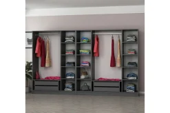 Garderober & Garderobesystem-Fruitland Garderobe 315 cm Antracit