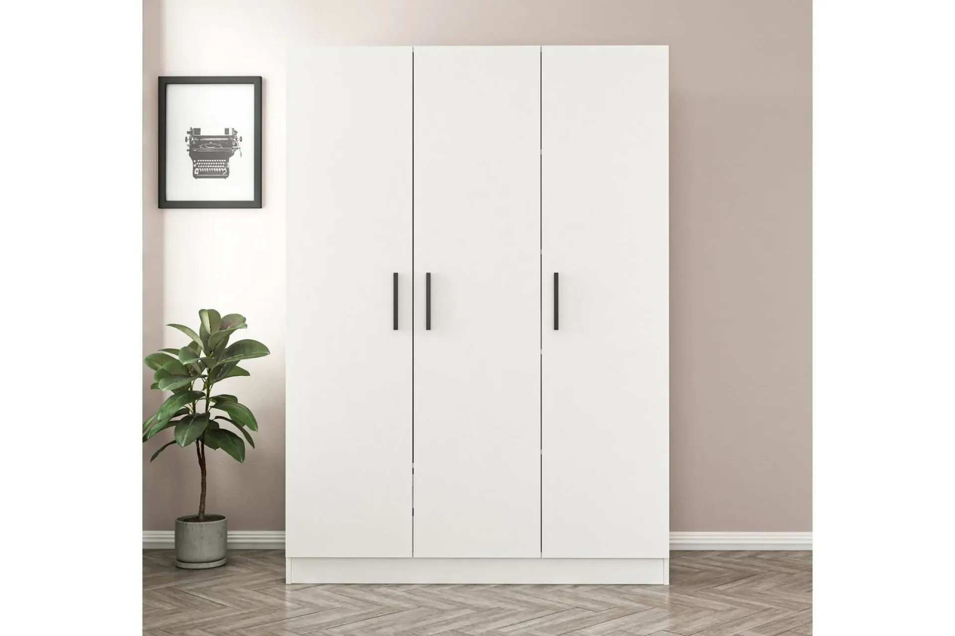 Garderober & Garderobesystem-Fruitland Garderobe 135 cm Hvit