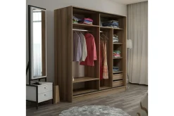 Garderober & Garderobesystem-Fruitland Garderobe med Speil Brun