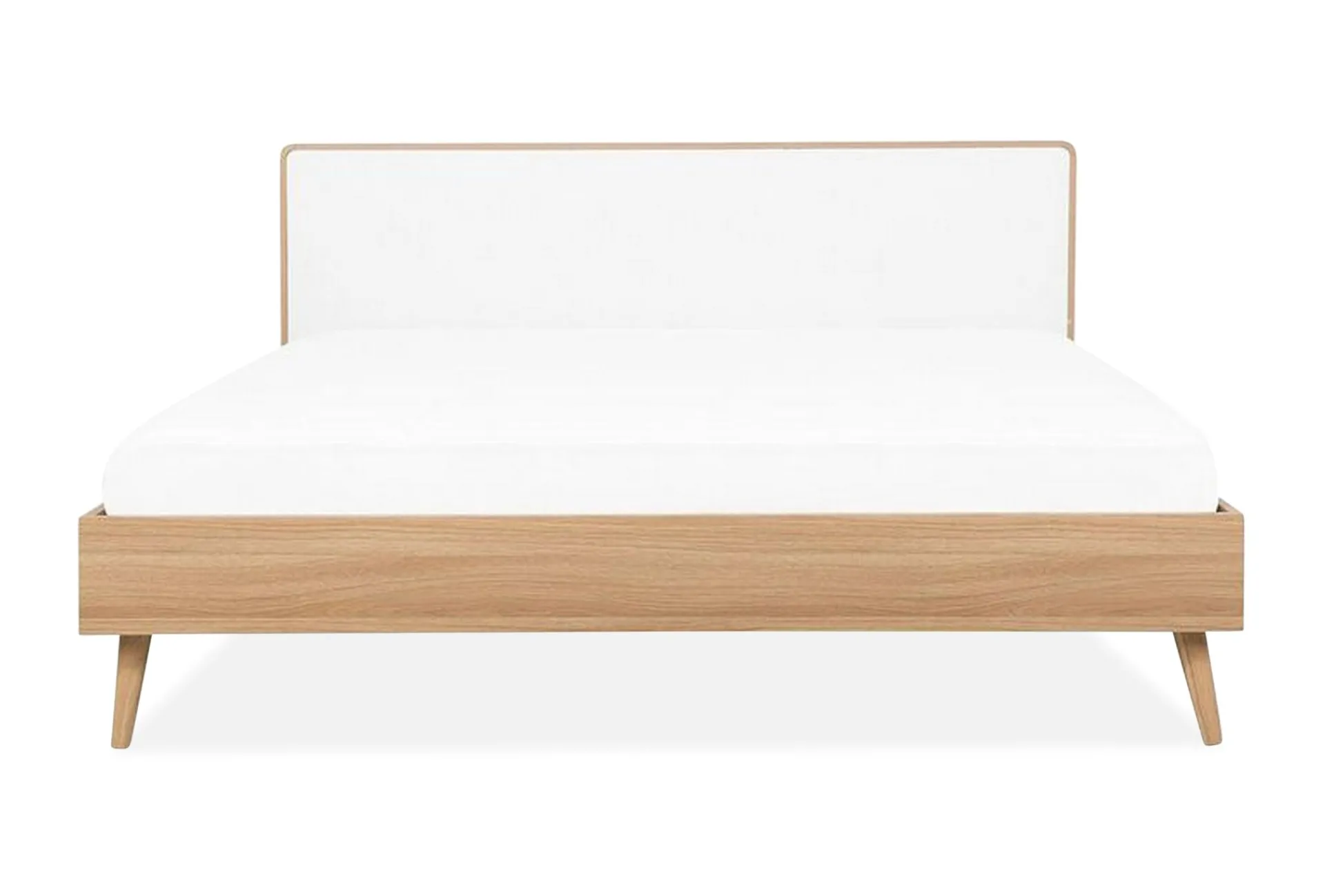 Sengeramme & Sengestamme-Furbish Kontinentalseng med LED 160x200 Tre/Natur