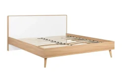Sengeramme & Sengestamme-Furbish Kontinentalseng med LED 160x200 Tre/Natur