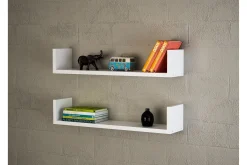 Vegghylle-Furny Home Vegghylle 63 cm Hvit