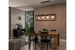 Kjøkkenlampe-Furtim Pendellampe Rektangulær Svart