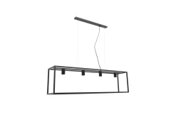 Kjøkkenlampe-Furtim Pendellampe Rektangulær Svart