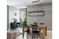 Kjøkkenlampe-Furtim Pendellampe Rektangulær Svart