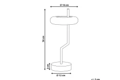 Nattbordslampe|Bordlampe-Gabbiani LED Bordlampe 36 cm Hvit