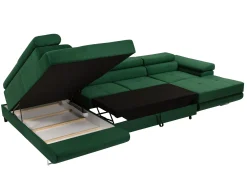 Sovesofaer-Gabina 5-seters U-formet sovesofa med divan og sjeselong Lumo 40