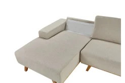 Hjørnesofa-Gaines Hjørnesofa 3-seter Beige,Lett ved