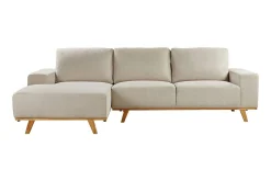 Hjørnesofa-Gaines Hjørnesofa 3-seter Beige,Lett ved