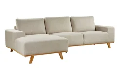 Hjørnesofa-Gaines Hjørnesofa 3-seter Beige,Lett ved