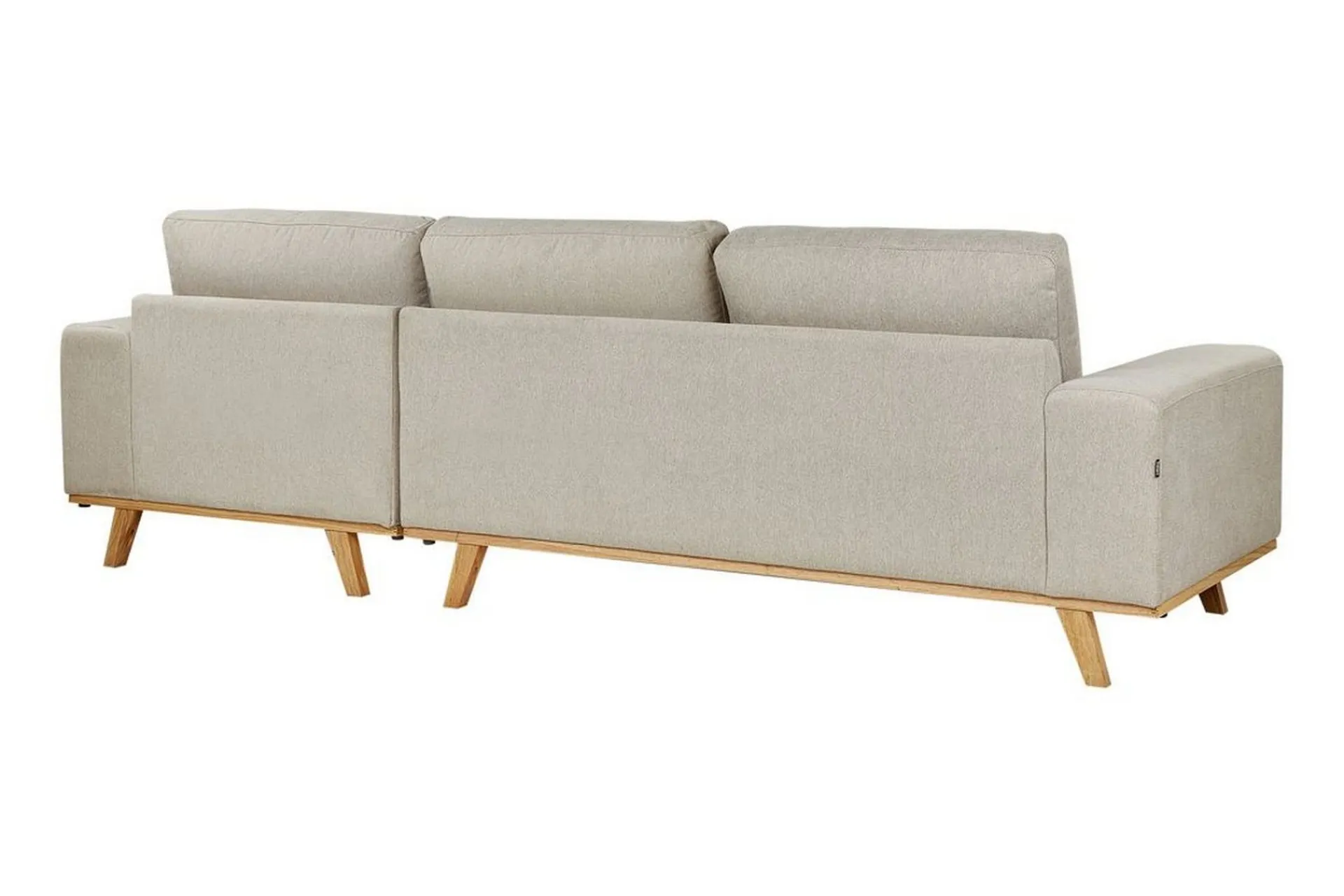 Hjørnesofa-Gaines Hjørnesofa 3-seter Beige,Lett ved