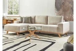 Hjørnesofa-Gaines Hjørnesofa 3-seter Beige,Lett ved